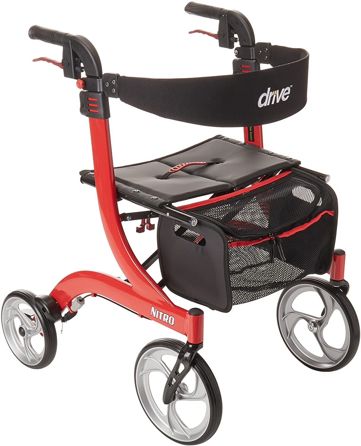 Drive Medical RTL10266 Nitro Euro Style Rollator Walker walkers for seniors