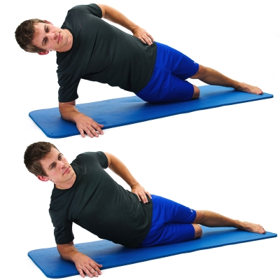 10 PLANK - LATERAL - 1 KNEE 1 10 PLANK - LATERAL - 1 KNEE 1