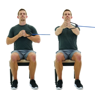 6 PALLOF PRESS – SEATED - Denver Physical Therapy at Home