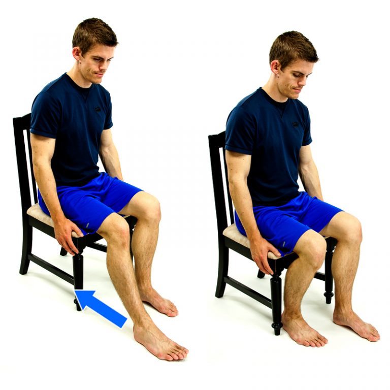 SEATED HEEL SLIDES - Denver Physical Therapy at Home